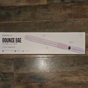 FoxyBae Bounce Bae 1.25" Ceramic Clip Curler - Pink